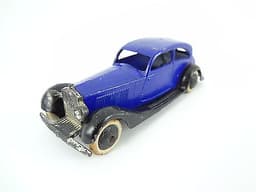 PRE-WAR DINKY TOYS N°30B ROLLS ROYCE COUPE VIOLET BLUE / BLACK 1935 RARE AO