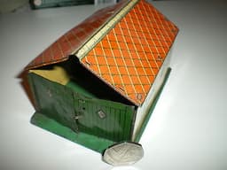 RARE 1930s VINTAGE PREWAR MECCANO DINKY TOYS No 45 TINPLATE GARAGE