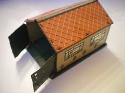 RARE 1930s VINTAGE PREWAR MECCANO DINKY TOYS No 45 TINPLATE GARAGE