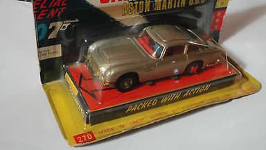 Rare Diecast Car CORGI James BOND 007 Aston Martin Mint Original Box 1960´
