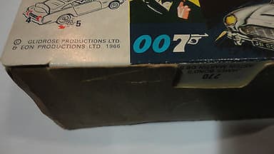 Rare Diecast Car CORGI James BOND 007 Aston Martin Mint Original Box 1960´