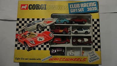 Rare Diecast Car CORGI Toy Club Racing Set Original Box 1970´