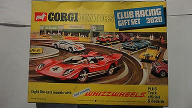 Rare Diecast Car CORGI Toy Club Racing Set Original Box 1970´