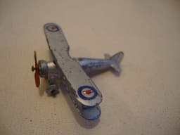 Rare Pre-War Dinky Gloster Gladiator Bi-Plane 60P VGC