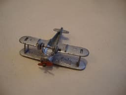 Rare Pre-War Dinky Gloster Gladiator Bi-Plane 60P VGC