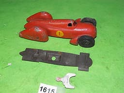 Rare pre war Dinky toys diecast auto union no23D complete with loose base 1615