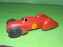 Rare pre war Dinky toys diecast auto union no23D complete with loose base 1615