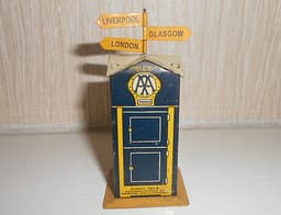 Rare Vintage Pre War Meccano Dinky Toys #44a Tinplate AA Box Issued 1935