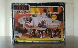 Rare vintage star wars millenium falcon