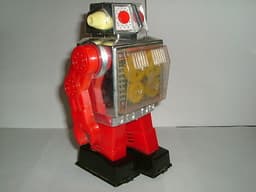 robots VINTAGE HORIKAWA SH TOYS CLOCKWORK GEAR ROBOT MADE IN JAPAN 1970\'S