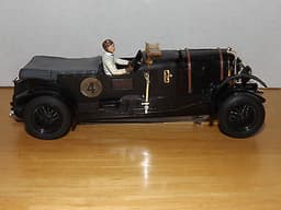 SCALEXTRIC C.64 BENTLEY. BLACK. COMPLETE WITH BOX & INSTRUCTIONS.
