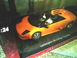 SLOT CAR/ AUTO ART LAMBO - 1/24th - BOXED RARE