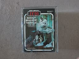 STAR WARS VINTAGE PALITOY SCOUT WALKER VEHICLE UNUSED & GRADED BY AFA Q75