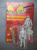 STAR WARS VINTAGE SNOWTROOPER YPS PBP AFA 85 WITH COMIC AWESOME FIGURE