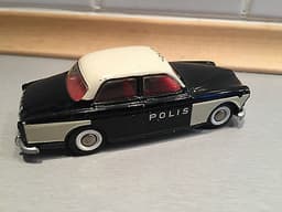 Tekno 810 Volvo Amazon 4-door Polis (Swedish Police) Rare