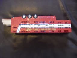 Tekno Diecast Red Livestock Transporter Trailer 1.50 Scale