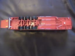 Tekno Diecast Red Livestock Transporter Trailer 1.50 Scale