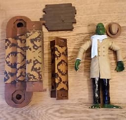 The Munsters "Uncle Gilbert" Action Figure with parts Unboxed