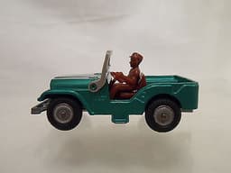 Very Rare Vintage Diecast Husky No. 5 Willys Jeep - VGC!