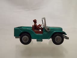 Very Rare Vintage Diecast Husky No. 5 Willys Jeep - VGC!