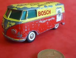 Vintage 1950\'s TEKNO DENMARK Diecast Model 405 VW Split Screen Van \'BOSCH\'