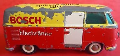 Vintage 1950\'s TEKNO DENMARK Diecast Model 405 VW Split Screen Van \'BOSCH\'
