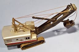 VINTAGE 1960\'s MERCURY TOY CORP LIMA 2400 CRAWLER SHOVEL 10-198 DIECAST METAL