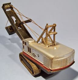 VINTAGE 1960\'s MERCURY TOY CORP LIMA 2400 CRAWLER SHOVEL 10-198 DIECAST METAL