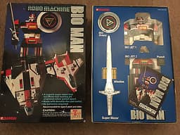 Vintage Bandai Bio Man Godaikin Super Robot #300021 Boxed Unused Contents RARE