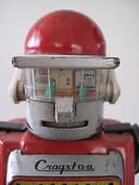 VINTAGE CRAGSTAN TINPLATE ROBOT  JAPAN
