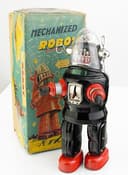 Vintage Ex.Cond.Nomura Robby the Mechanized Robot + Original Box. Japan. Tin.