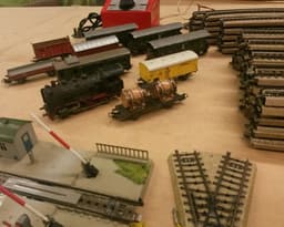 Vintage Marklin HO Gauge 100+ piece Train set die-cast track - VERY RARE German