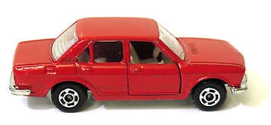 Vintage POLISTIL Fiat 132 GLS Diecast Red Car Model Italy RJ15 RJ  Politoys