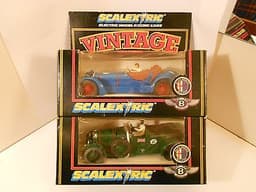 Vintage Scalextric Slot Car Bentley And Alfa romeo (New In Box)