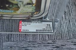 VINTAGE STAR WARS 1979 21 BACK-B R5-D4 AFA 75 KENNER