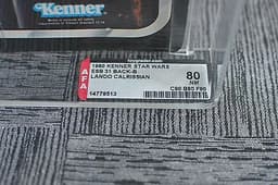 VINTAGE STAR WARS 1980 ESB 31 BACK-B LANDO CALRISSIAN AFA 80 KENNER