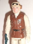 Vintage Star Wars Complete PBP Pink Face Dark Body Hoth Soldier Figure - 1980