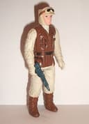 Vintage Star Wars Complete PBP Pink Face Dark Body Hoth Soldier Figure - 1980