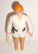 Vintage Star Wars Complete Rare Luke Skywalker Orange Hair - Original 1977 - C9+