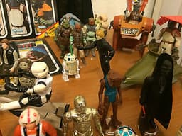 Vintage Star Wars First 12 Last 17 Figure Lot Luke Han Chewbacca 12” Vader Fett