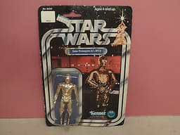 VINTAGE STAR WARS KENNER 12 BACK SEE-THREEPIO (C-3PO), MOC