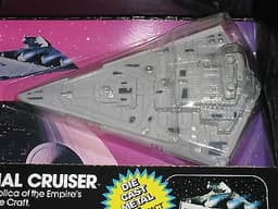 Vintage Star Wars Palitoy Imperial Cruiser Diecast Vehicle Brand New MOC Rare