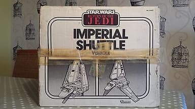 Vintage~STAR~WARS~ROTJ~Imperial~Shuttle~Vehicle~Kenner~Boxed~1983