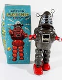 YOSHIYA K.O."PLANET ROBOT" ROBBY CLOCKWORK MIB VTG JAPAN,NOMURA,HORIKAWA,ALPS