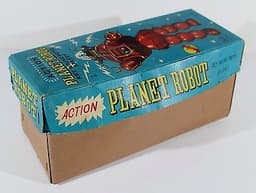 YOSHIYA K.O."PLANET ROBOT" ROBBY CLOCKWORK MIB VTG JAPAN,NOMURA,HORIKAWA,ALPS