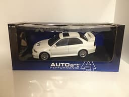 1:18 Mitsubishi Lancer Evolution VI, White, RARE, AUTOart Performance, Diecast