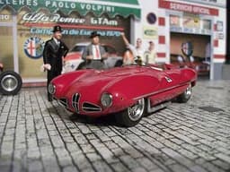 1:32 MMK Alfa Romeo Disco Volante 1952 Resin Slot Classic Car - only 50 exemp.