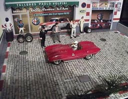 1:32 MMK Alfa Romeo Disco Volante 1952 Resin Slot Classic Car - only 50 exemp.