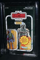 1980/81 STAR WARS VINTAGE CANADIAN 21 BACK ESB BOBA FETT AFA 80 CLEAR GRAIL!!