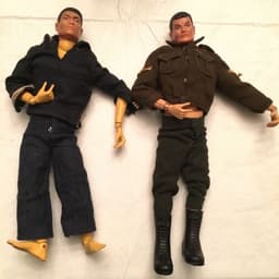 (2) G.I. GI Joe 1960s RARE Vintage Lot of 2 pieces roughly 12" to 14" NR MINT